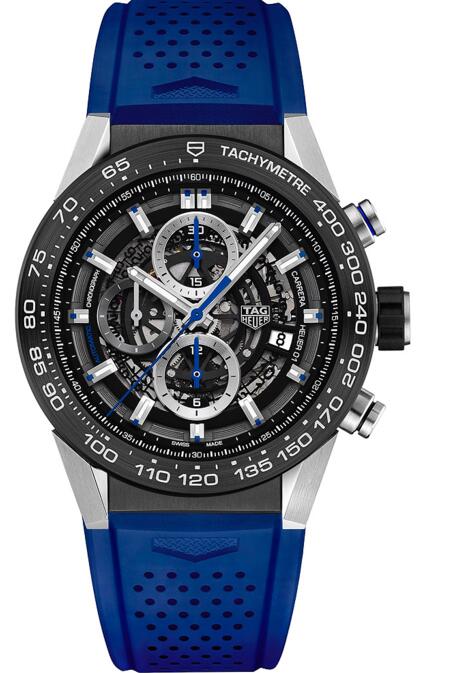 Tag Heuer HEUER 01 AUTOMATIC CHRONOGRAPH BLUE TOUCH EDITION CAR2A1T.FT6052 Replica watch